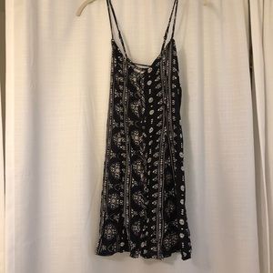 Abercrombie & Fitch Printed Button-up Sundress